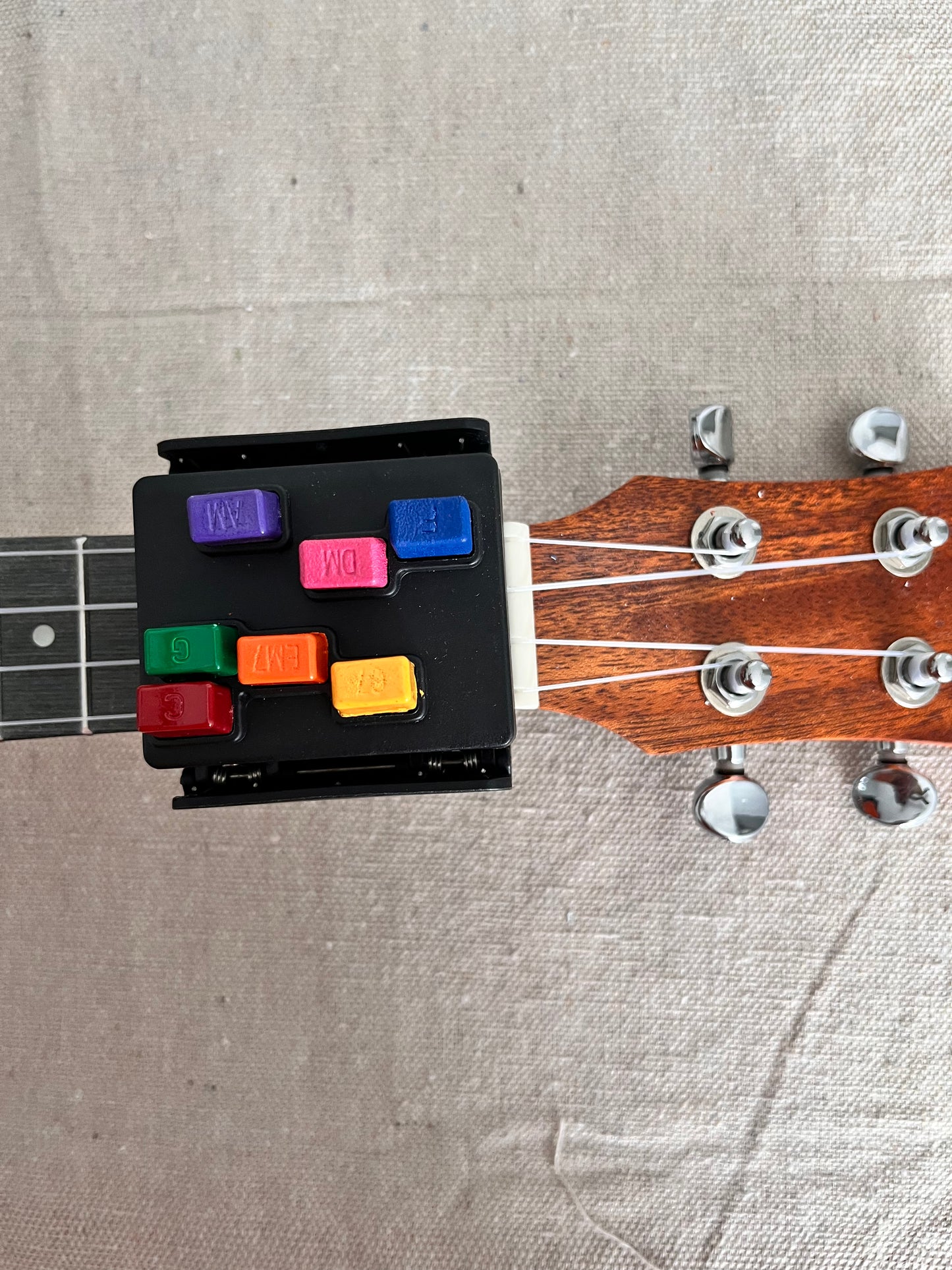 Anyone Can Uke: Rainbow Ukulele Chord Presser